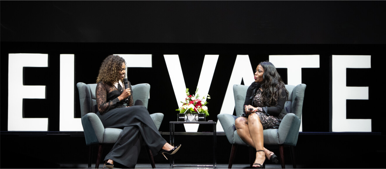 Michelle Obama on Elevate Stage