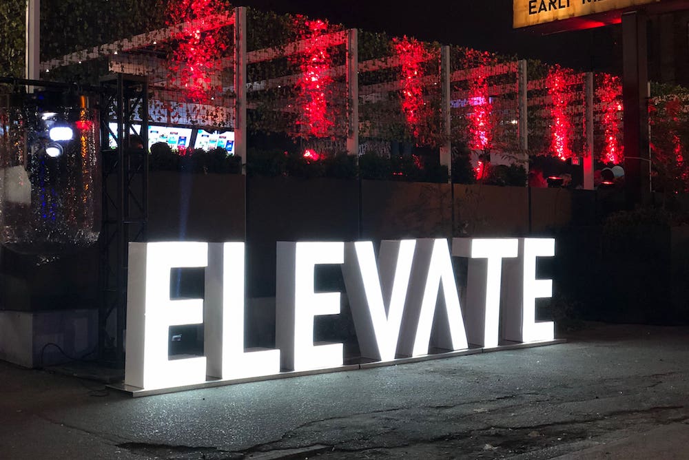 Elevate sign